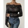 Spring And Autumn New Women'S Versatile Long Sleeve Daily Business Commuter Elegant Comfort Sexy Bottom Shirt Top
