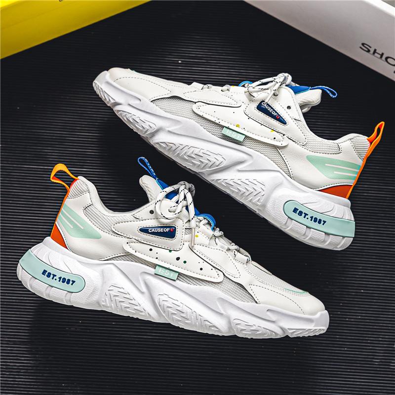 Popular Men's 2024 New Sneakers Breathable Soft Anti Slip Wear Resistant Fashion Running Shoes Comfortable Casual Training Shoes