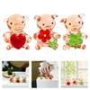 Swine Figurine Japanese Animal Enhances Bedroom Dining Table