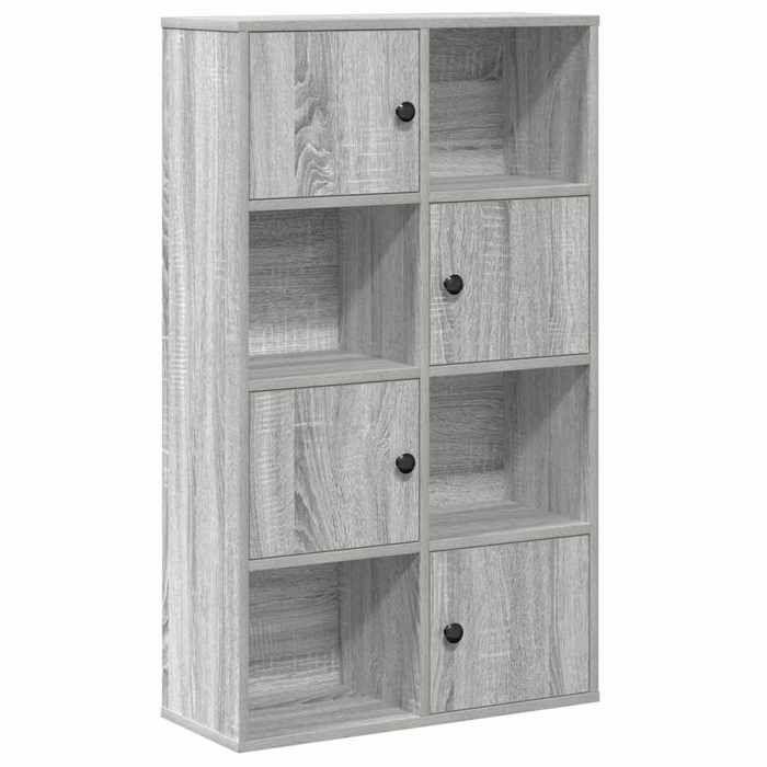 VidaXL Bibliothèque sonoma gris 60x24x101,5 cm bois d'ingénierie, étagère à livres, support de rangement, support à livres, 860396