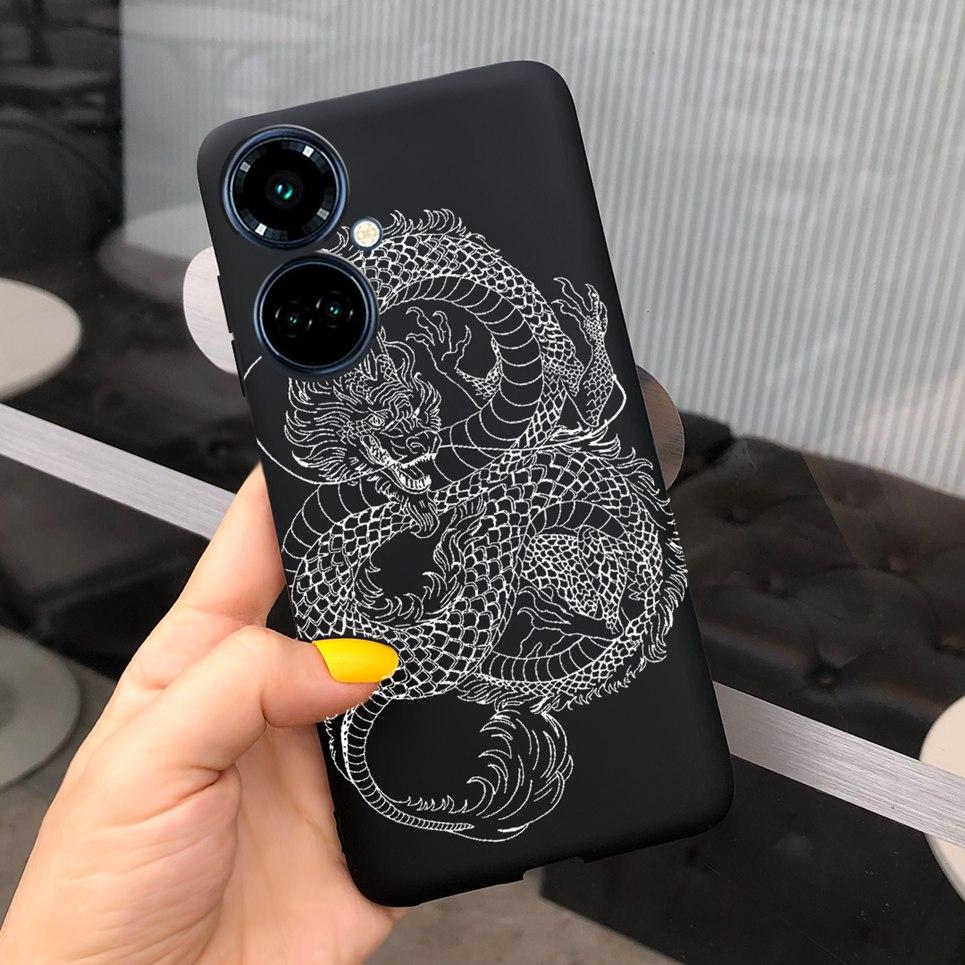 For TECNO Camon 19 Neo Case Cartoon Boy Child Fashion Phone Case Back Cover For Tecno Camon 19 Pro Camon19 Matte Soft Bumper Bag