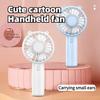 Portable Handheld Fan Small Cooling Fan USB Rechargeable Mute Cooler Handheld Fan Mini USB Rechargeable Desk