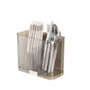 Plastic Chopstick Storage Box Wall Mounted Large-Capacity Spoon Storage Rack Punch-free Drainage Chopstick Cage for Household