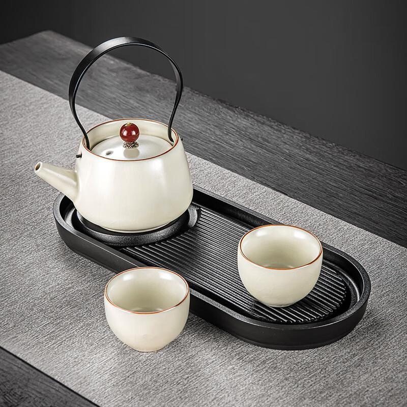Leinuo Yellow Ru Kiln Tea Set