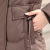 Fashion Female Warm Coat Winter Long Parkas Hooded Faux Fur Collar Loose Thick Women's Jackets