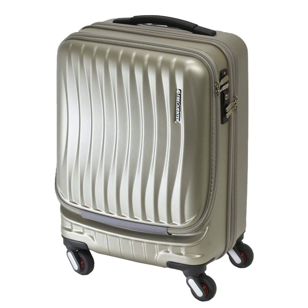 

Валіза Clam Advance дозволена 34л 46см Шампань [Frequenter] Ручна поклажа 3.6кг 1-216