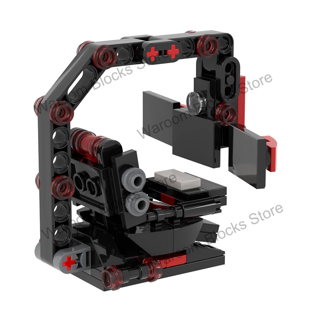 MOC City Bricks Počítačové stoly Nábytek Herní Kancelář Kompatibilní Figurky Stavebnice Kreativní Hračky Pro Děti Dospělé Dárek