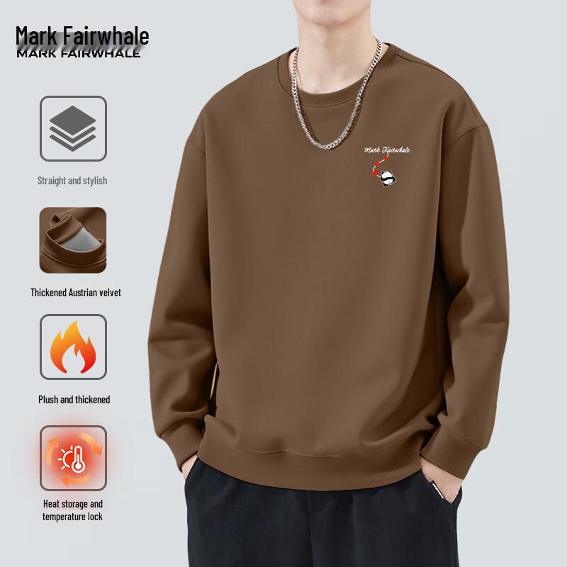 Mark Fairwhale Men's Fleece-Lined Crewneck Sweatshirt