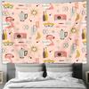 Bohemian Wall Tapestry Vintage Aesthetic Room Decor Tapestry Nature Landscape Art Tapestry Home Textile Wall Hanging Dorm Decor