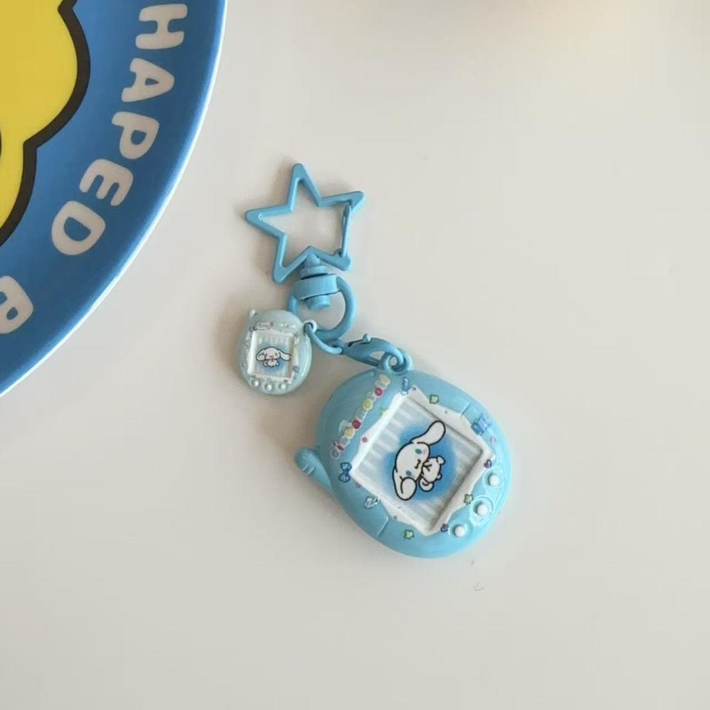 Animation Design Tamagotchi Charms Sanrio Character Collection Line My Melody Cinnamoroll HelloKitty Figure Key Ring Adorable Pendant Kid Surprise