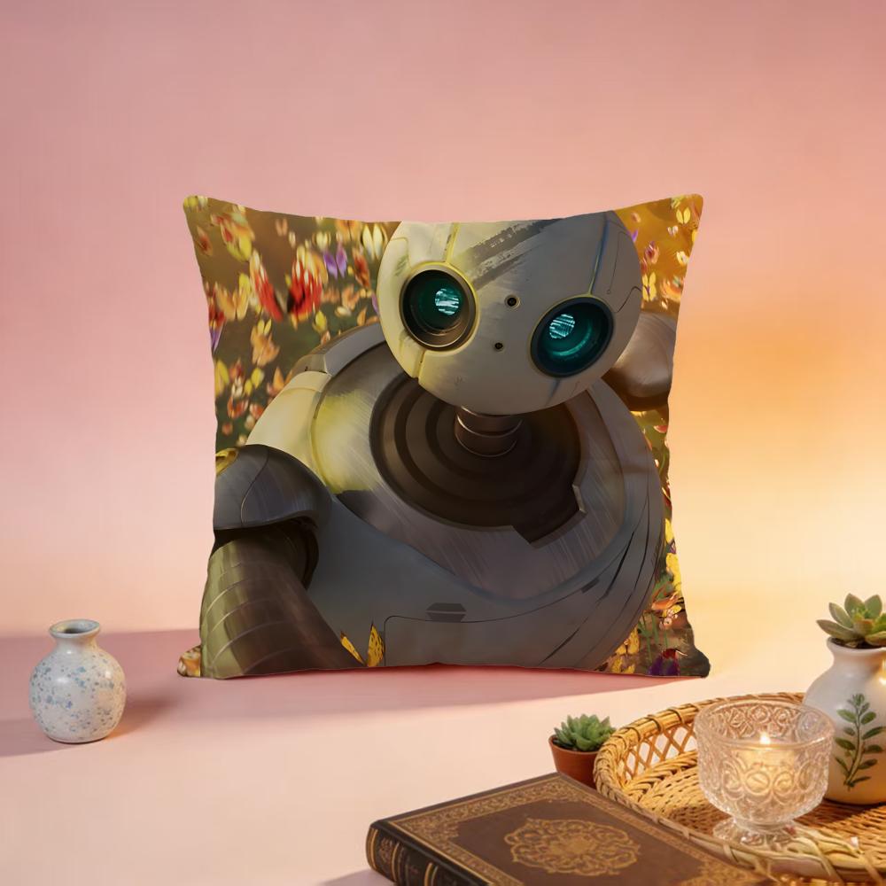 

Trending TThe Wild Roboted Cushion Cover Premium SkinFriendly Pillow Case MultiPurpose for Home Office Travel 30X30cm