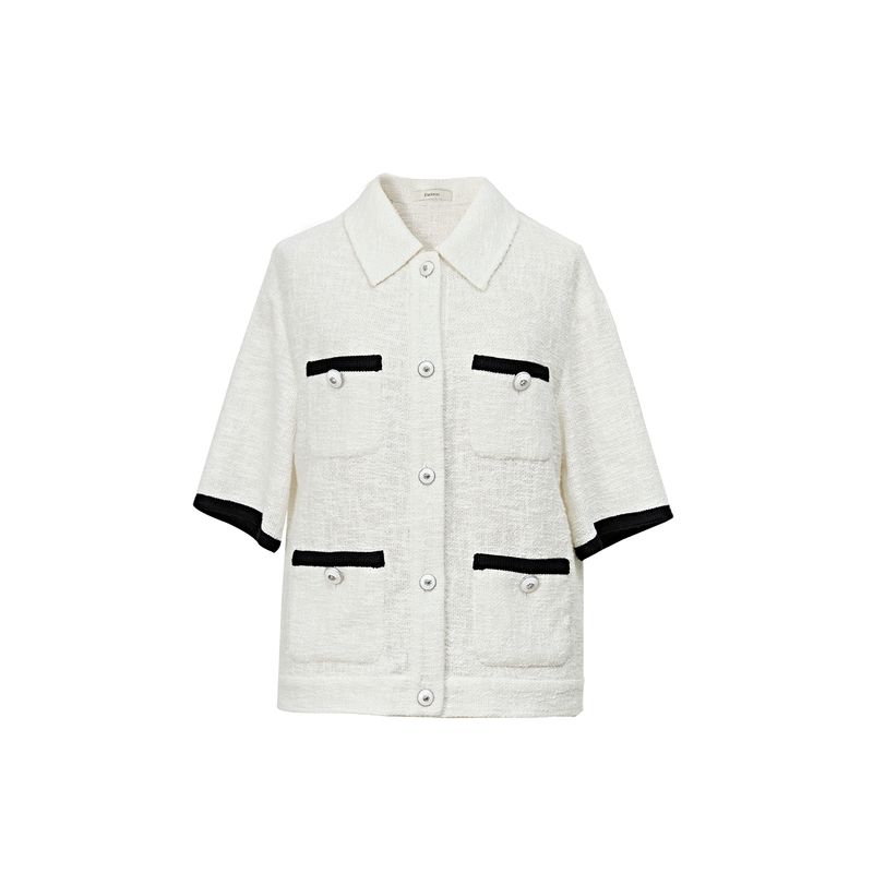 Blacknini "Breathing Sleeve" Island Gold and Silver Silk Thin and Glittering Linen Knitting Shirt/Pants