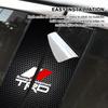 Bil Emblem Midtsøyle Klistremerke Auto Dør Dekorative Klistremerker For TRD Toyota Camry 40 Corolla Auris Yaris Rav4 CHR Dekorer