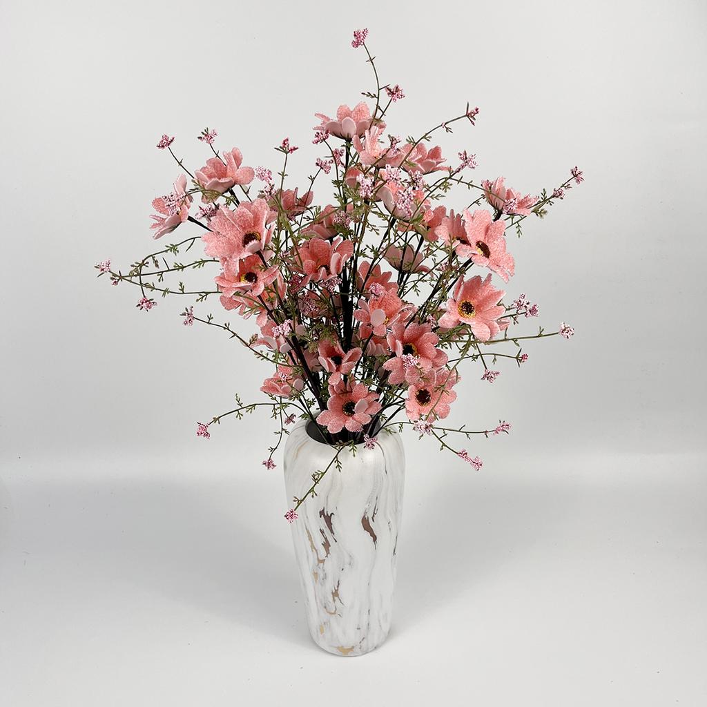 8 Pcs Foam Chrysanthemum Artificial Small Daisy Artificial Flowers Plants Sun Flower Colorful Small Daisy for Home Garden Wedding DIY Party Decoration