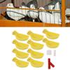 10Pcs Automatic Waterers Yellow Drinking Cups Bowl for Quail Chicken Birds Large Size
