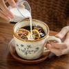 385ml Ceramic Coffee Cup Microwave Safe Milk Cup Decorative Exquisite Water Cup  Living Room