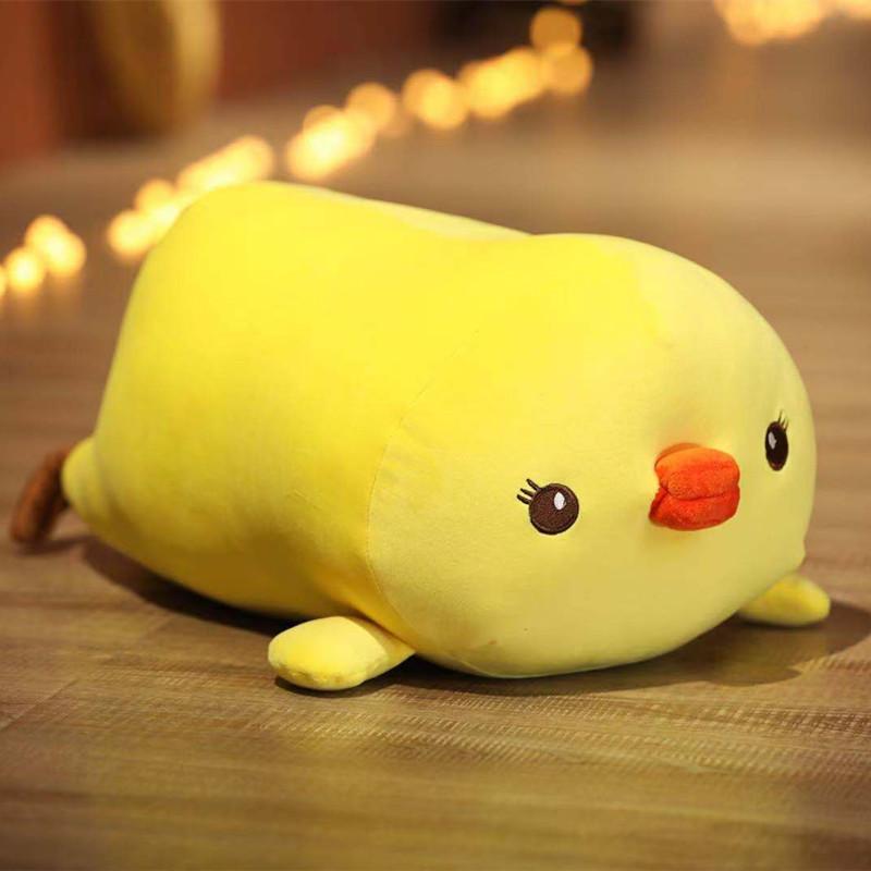 40/60/90cm Cute Chick Pillow 3in1 Chicken Cushion Plush Toy Holding Sleeping Doll Super Soft Birthday Gift For Kids High Quality