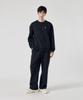 HYPERREET Unisex Cushion Fabric Semi-Wide Pants [Matte Black]_Hf4Tp082