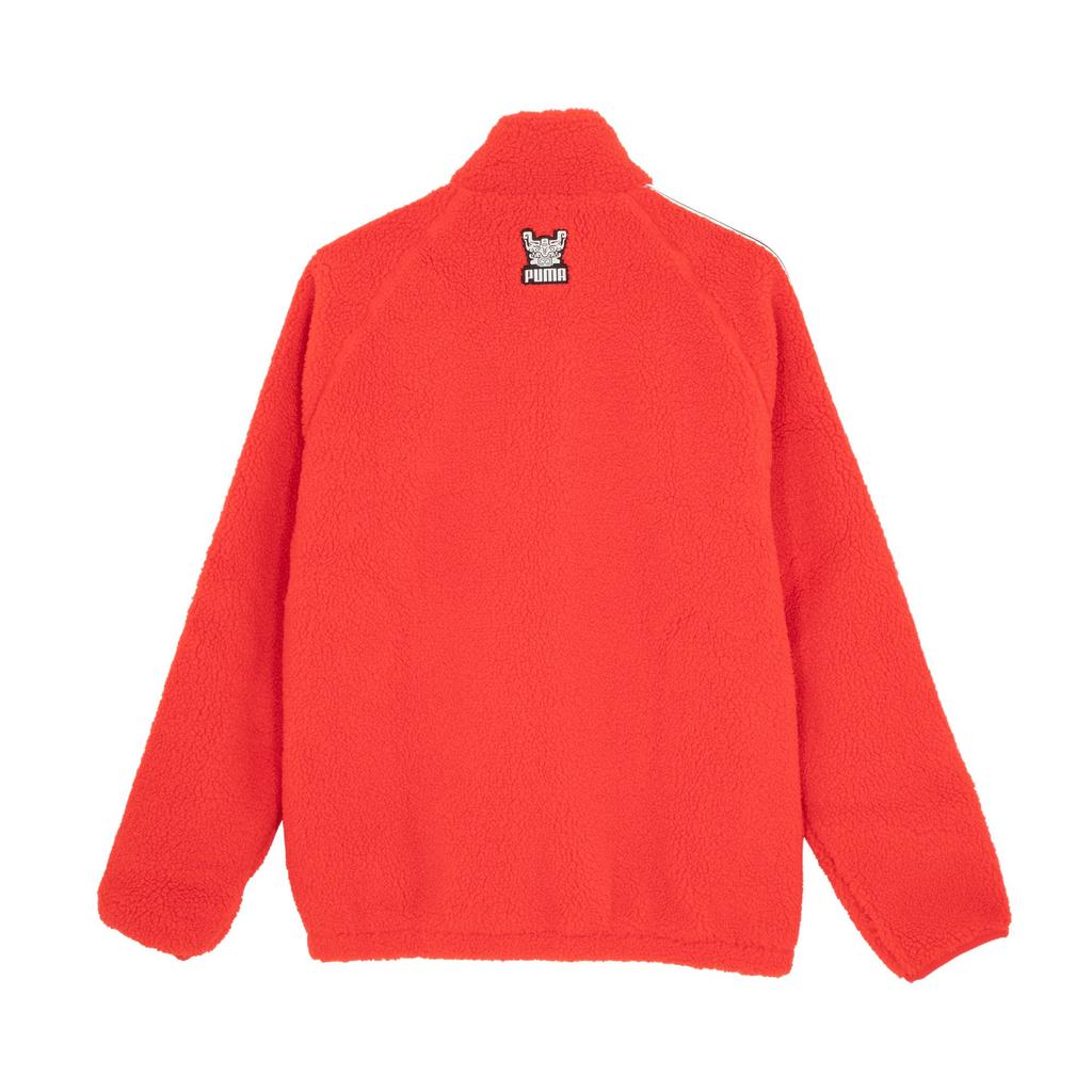 Puma Bz Graphics Kurtka Sherpa Kurtka Unisex Czerwona 625196-11