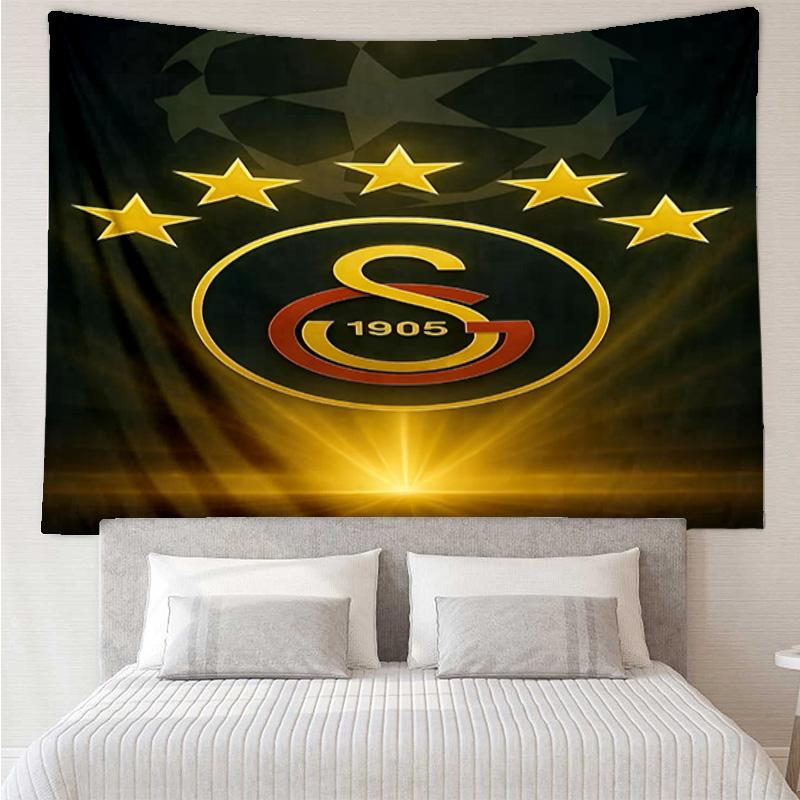 Galatasaray Crest Glory Tapestry Room Decoration Wall Hanging for Living Room Bedroom, dormitory, Birthday and Christmas gifts