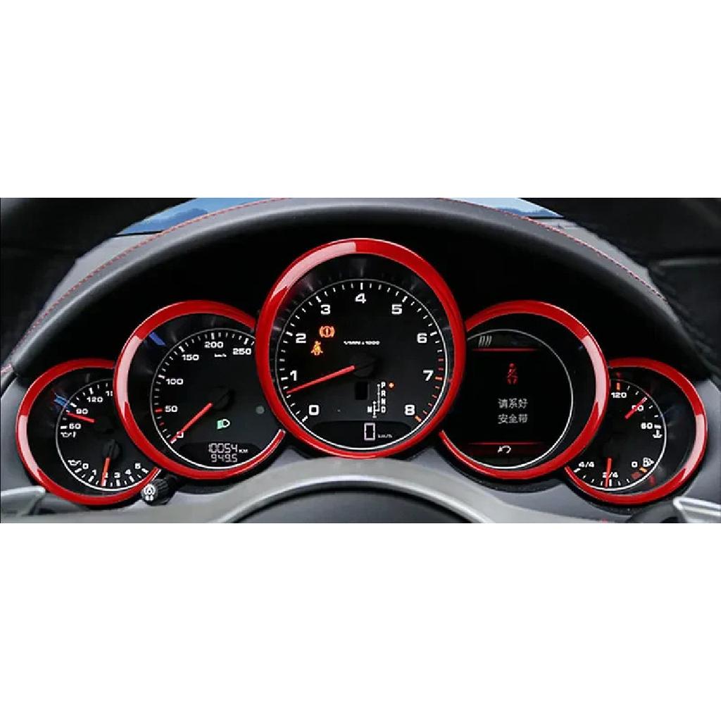 Interior Accessories For Porsche Cayenne 911 Panamera 2010-2015 2016 Car Dashboard Cover Trim Carbon Fiber Style Parts