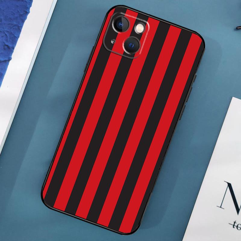Custodia per Telefono Milanese Elegante Design a Strisce Per iPhone 16 15 13 12 11 14 Pro Max Mini X XR XS MAX Plus Cover Posteriore
