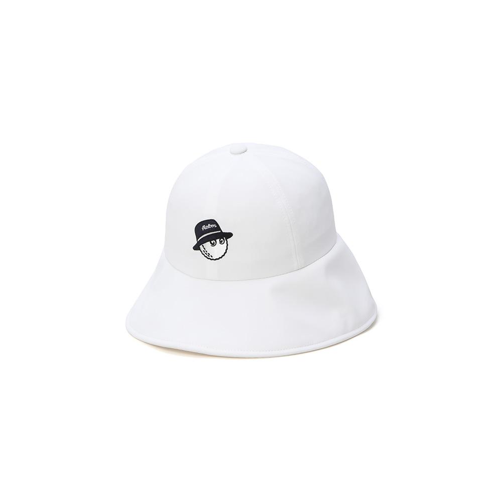 MALBON GOLF Malbon Wide-Bridal Bucket Cap White (Woman)