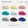 Girls Beret Knit Subculture Painter Hat Festive Hat for Autumn Winter Windproof for Street Photography Props