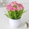 1 Set Artificial Plants Multi-use Handmade Plastic Artificial Plants Display for Garden