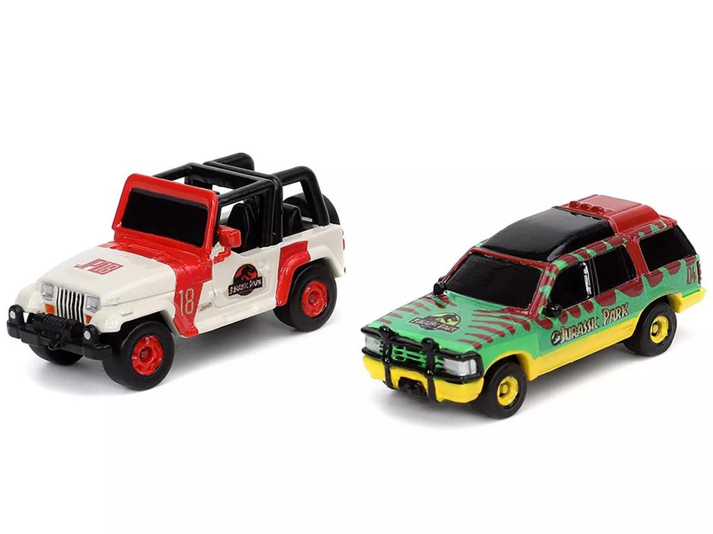 JADA TOYS Nano Scene Jurský park Dioráma Jeep Explorer NANO 34244 Wrangler/Ford [Položka]