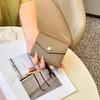 New Palm Patterned Cowhide Color Blocked Short Three Fold Wallet Genuine Leather Wallet Color Matching Leather Clip Color Blocking Card Bag