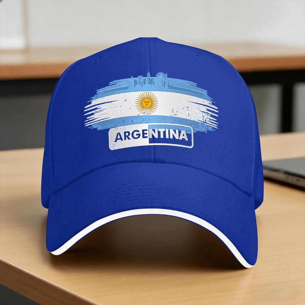 Argentina Flag Baseball Cap  Stylish Hip Hop Hats Summer Unisex Adult Kpop Rock Baseball Caps