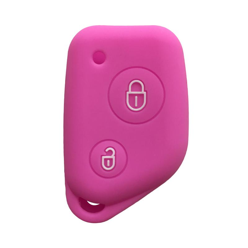 Key Cover for Peugeot 406 306 205 206 405 106 Key Case for Citroen Berlingo Xsara Picasso Saxo 2 Button Silicone Car Key Holder