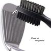 Golf Towel And Double Sided Cleaning Brush Set Golf Club Scrubber Microfiber Towel For Efficient Club Maintenance