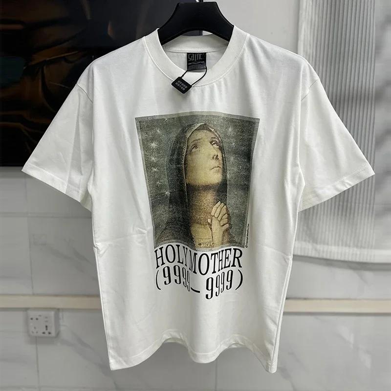 Summer New Womens T-shirts Cotton Printing Casual O-Neck Short Sleeve Outdoor Sports Jogging Woman Clothes 2026 Daily Tees Tops