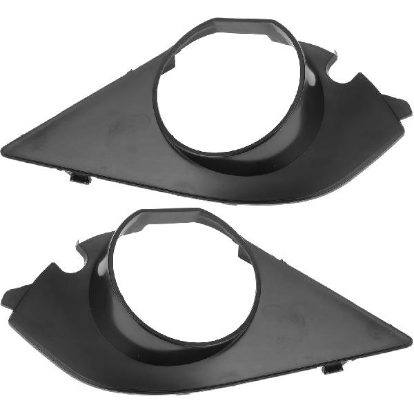 Right Left Fog Light Grill for BMW E60 E61 2003-2009 Front Lower Bumper Fog Light Cover Inserts No.51117896603/51117896604 ABS 1pair