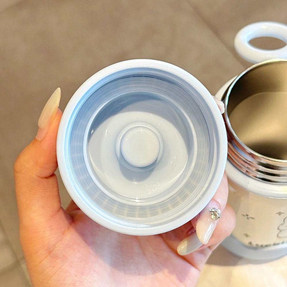 300ML Stainless Steel Thermal Flask Portable Travel Tumbler Cute Coffee Cup Students
