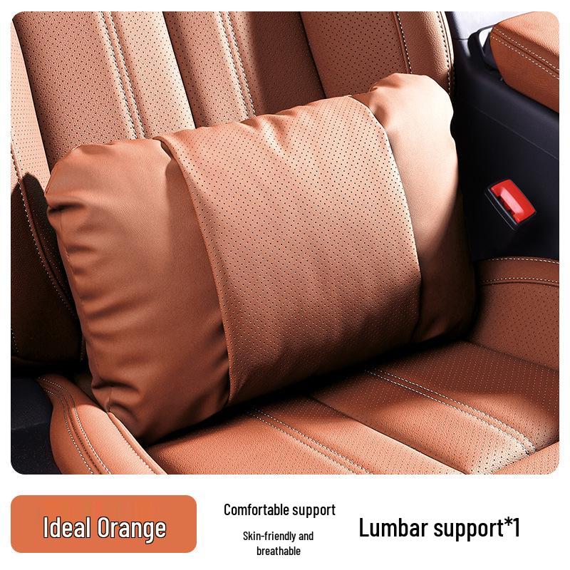 Compatible with 25 Zeekr 001 models: Nappa Leather Headrests, 007GT Lumbar Supports, and 009 Car Seat Backrests