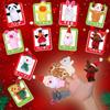 LIHAO 2024 Advent 24 Finger Animal Kids Christmas Christmas Countdown Christmas Christmas Favors Calendar, Puppets, Figures, Toys, Gift, Calendar,