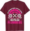 Female Plumber Graphic Tee for Plumbing Enthusiasts