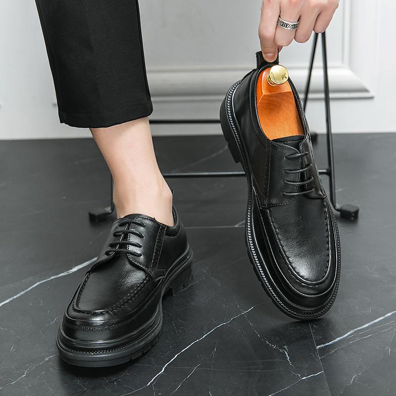 2024 Повседневные туфли из натуральной кожи Официальная обувь Новые мужские туфли Кожаные — фото 5