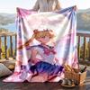 Warm Flannel Throw Blanket,Sailor Moon Lightweight Cozy Blanket For Bed Sofa And Daily Use