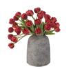 7 Heads High Quality Artificial Silk Cloth Tulip Flower Bundle For Wedding