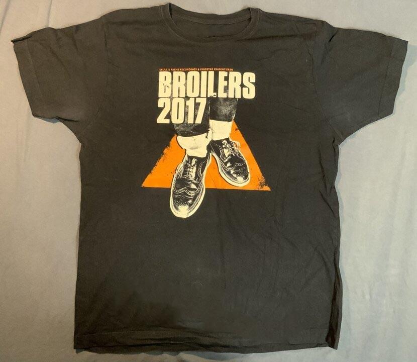 

NEW BROILERS Футболка черная из плотного хлопка, Тур 2017, Размеры S-5XL, UR734, Унисекс XL