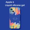 Kolorowa uśmiechnięta twarz odpowiednia dla Apple 15/14/13 minimalistyczne etui na iPhone 12pro odporne na upadki 7/8P