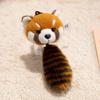 Raccoon Dog Plush Keychain Lovely Design Zoo Animals Plush Keyring Plush Dolls Pendant  Gift Giving