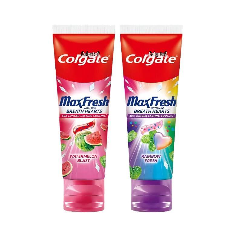 Colgate Dopamine Toothpaste - Iced Watermelon & Rainbow Sweetheart Pack