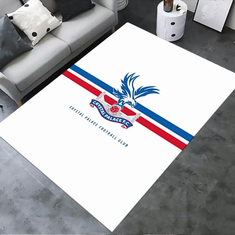 Crystal Palace FC Teppich für Wohnzimmer Schlafzimmer Zuhause Sofadekoration, Kinderspiel rutschfeste Bodenmatte