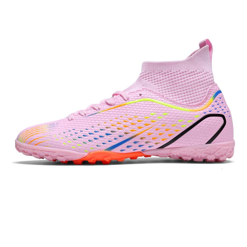 Soccer Shoes FG/TF Man Outdoor Training Football Boots Woman Sneakers Ultralight Non-Slip Sport Turf Soccer Cleats Large Size