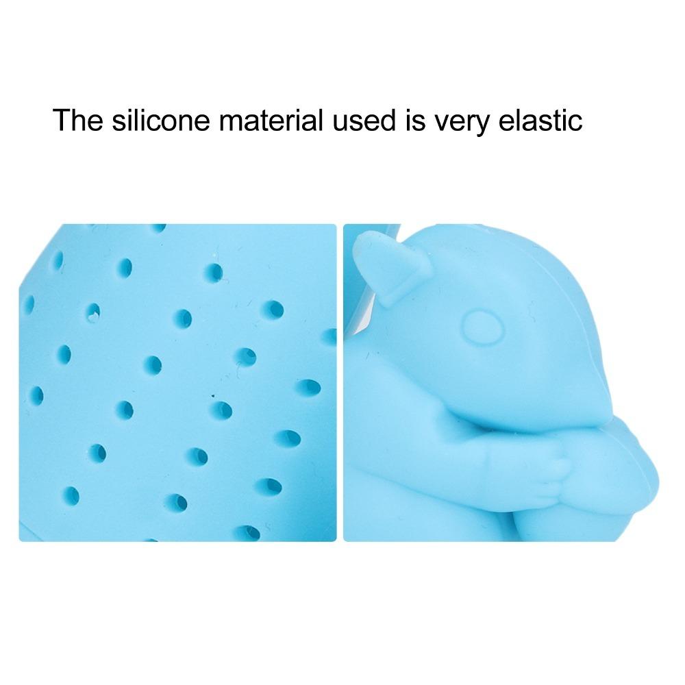 Squirrel Shape Squirrel Tea Strainer Food Grade Squirrel Tea Filter  Tea Brewing синий